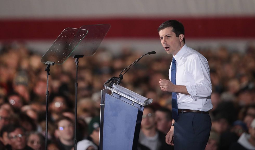 Mayor Pete showed his language skills by offering his heartfelt condolences about Notre Dame in French.