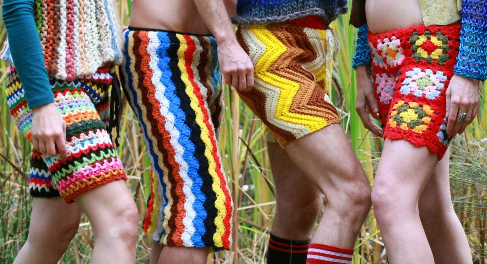 Crochet on sale man shorts