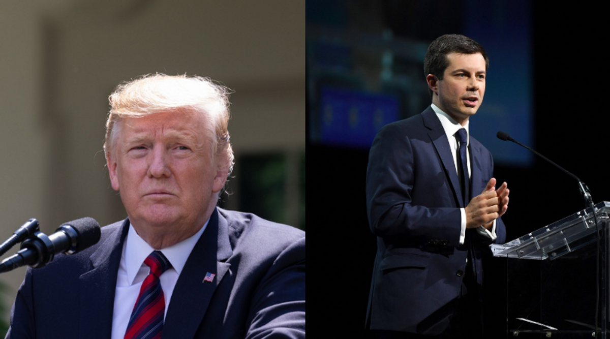 After Trans Military Ban, Trump Has A Surprising Response To Pete Buttigieg's Same-Sex Marriage