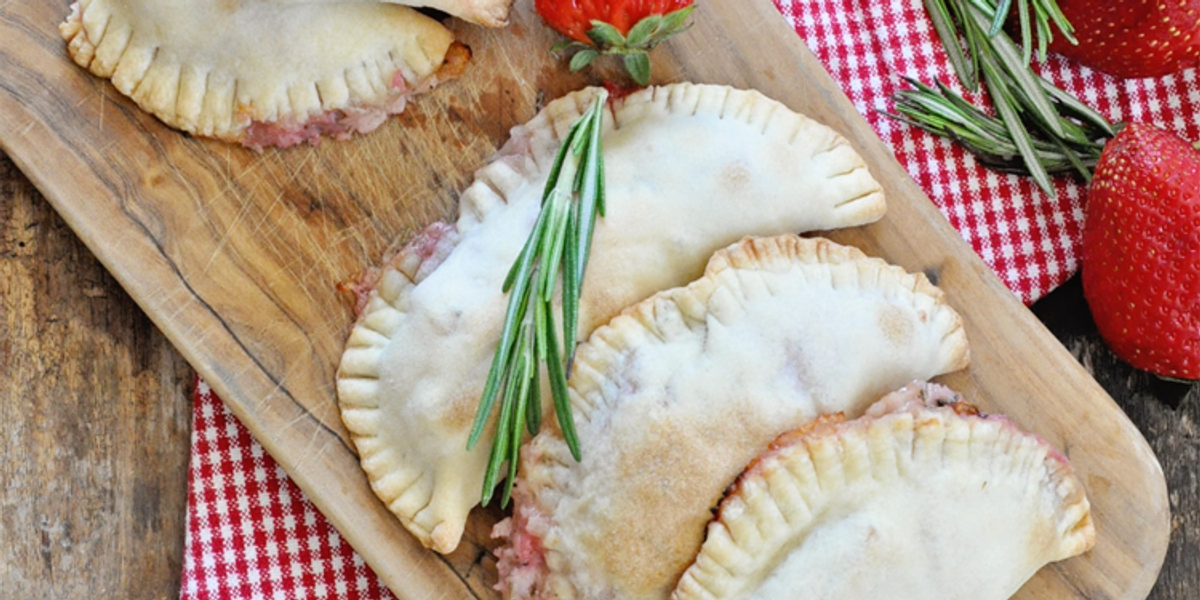 Manchego Cheese Empanadas with Strawberries & Rosemary My Recipe Magic
