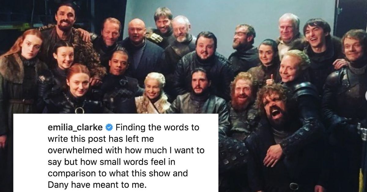 The Stars Of 'Game Of Thrones' Bid Emotional Farewells To The Show That Has Given Them So Much