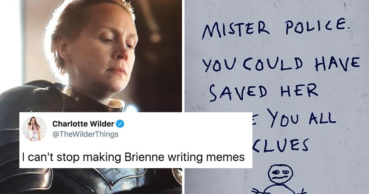 Brienne Of Tarth's Poignant Moment In The 'Game Of Thrones' Finale Is Our Newest Meme Obsession