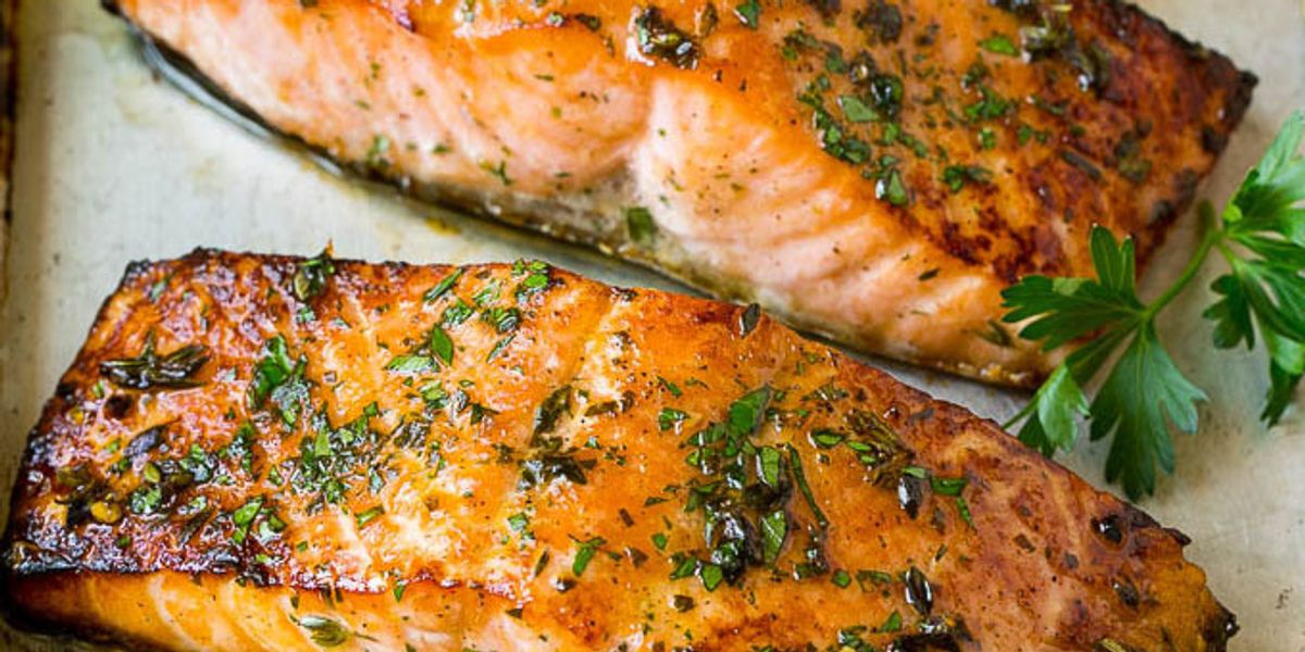 Broiled Salmon - My Recipe Magic