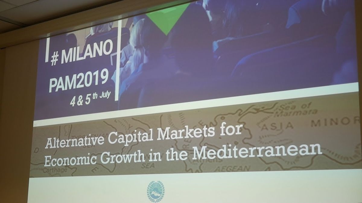 L'Assemblea parlamentare del Mediterraneo si riunisce a Milano per studiare i mercati alternativi dei capitali