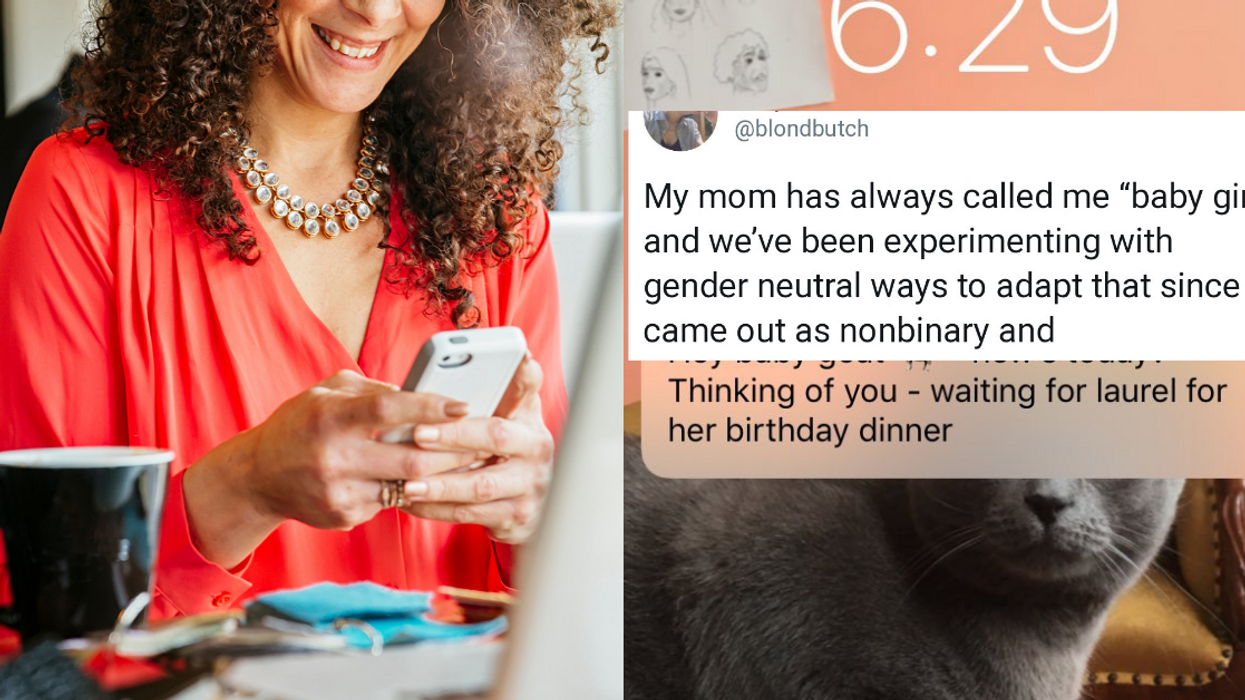 Mom Didn't Know What To Call Her Non-Binary Child After They Came Out—So She Came Up With The Cutest Nickname Ever