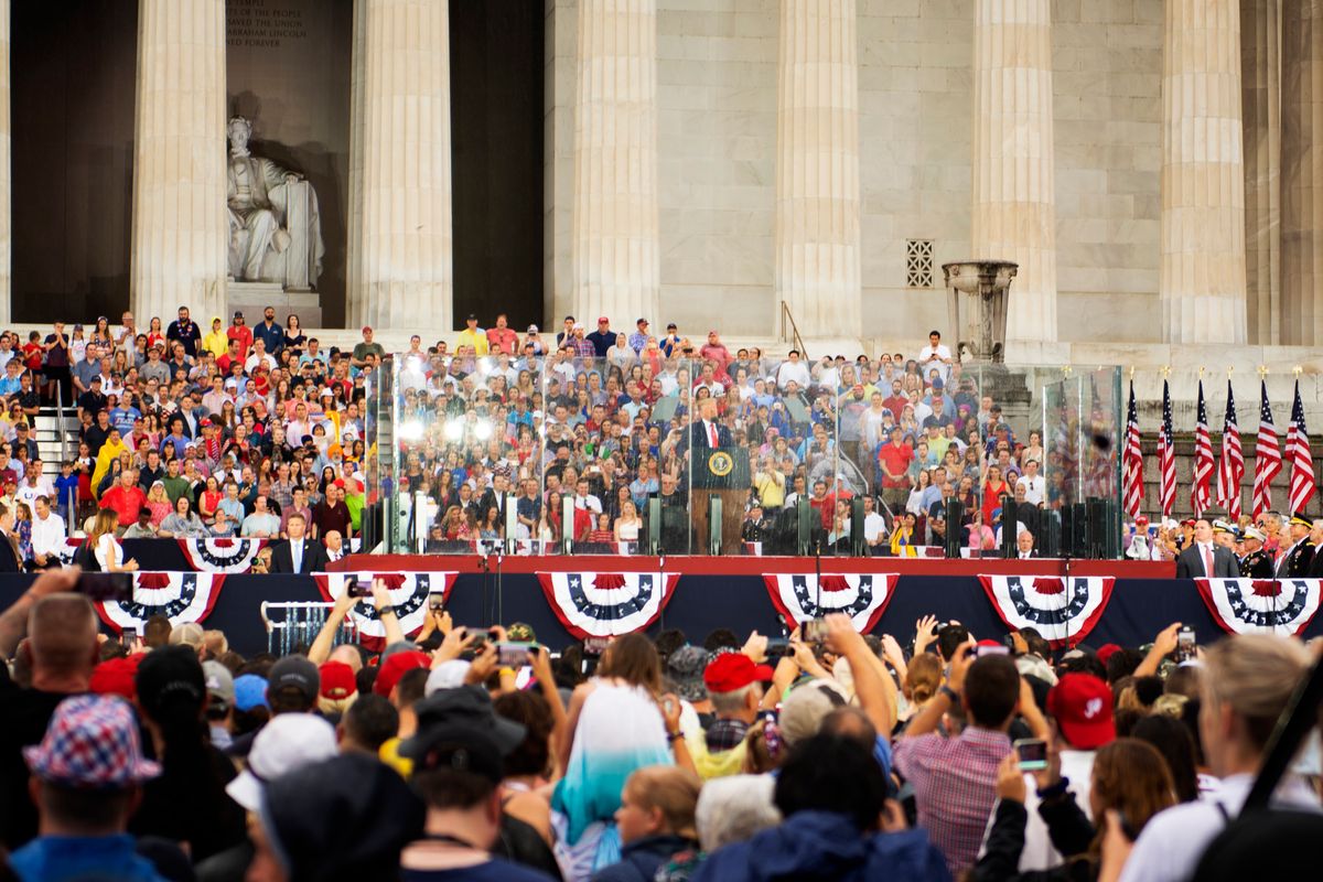 Trump's Single Finger Salute To America