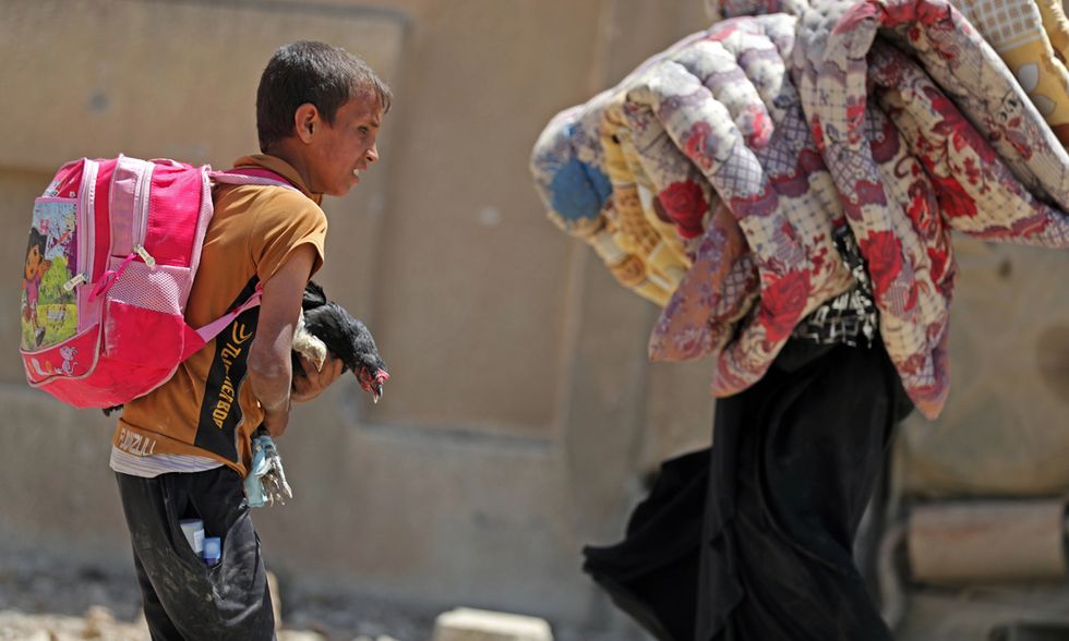 Battaglia di Mosul profughi
