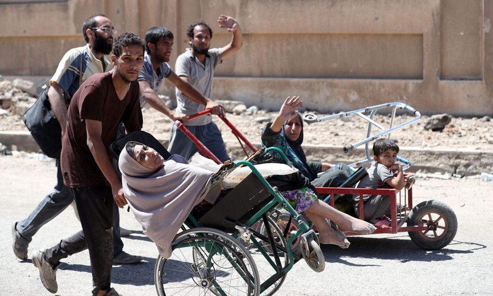 Battaglia di Mosul profughi