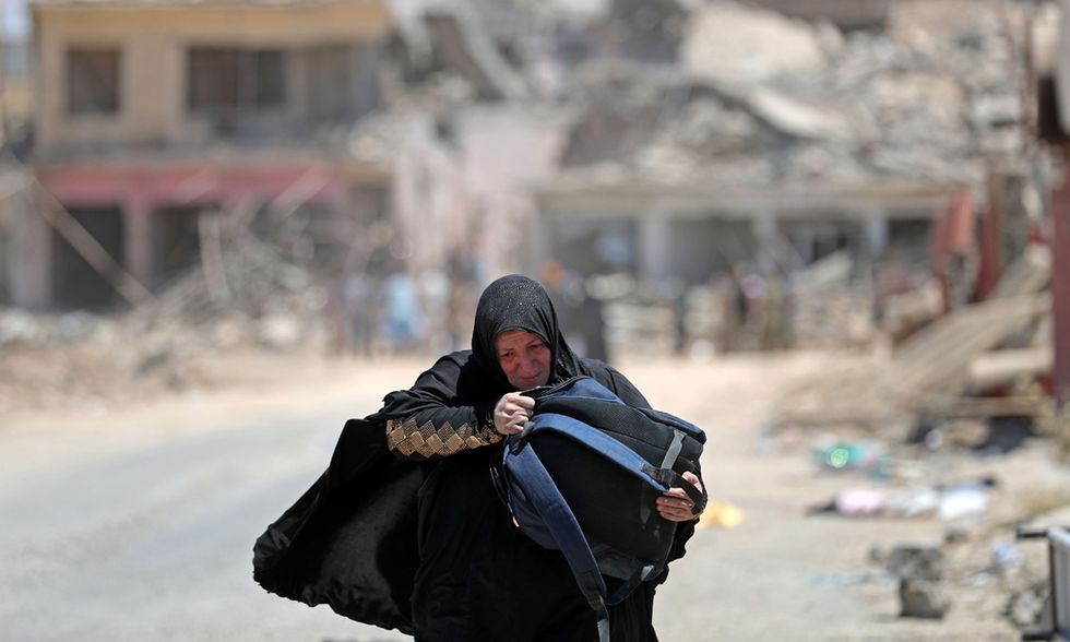Battaglia di Mosul profughi
