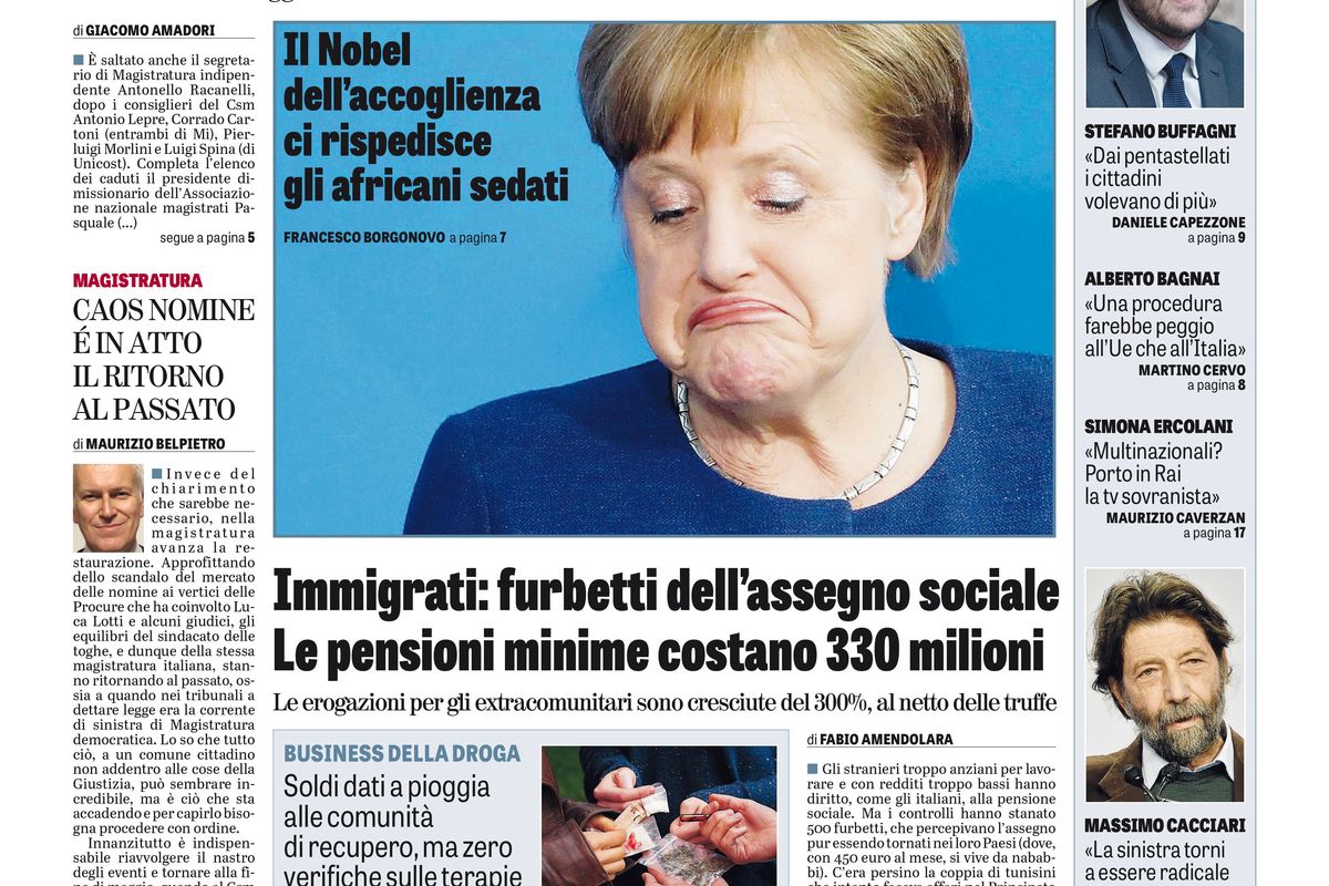 Oggi in edicola