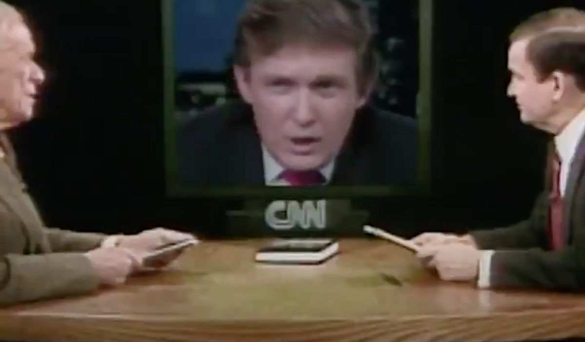 Bizarre Trump Interview From 1987 Shows Just How Brazen He's Always Been When Caught In An Obvious Lie