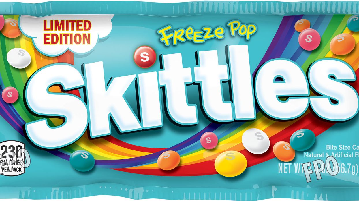 Freeze Pop flavored Skittles are here so summer can start now
