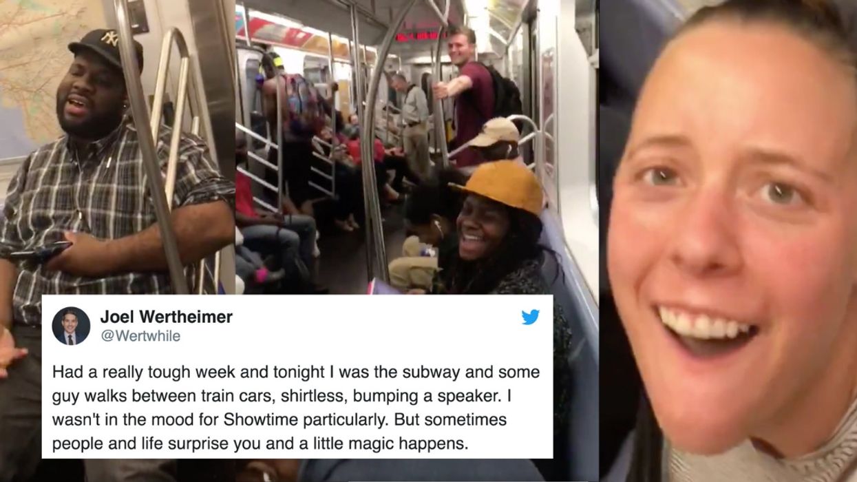 This Subway Car Erupting Into A Spontaneous Backstreet Boys Singalong Is Pure NYC