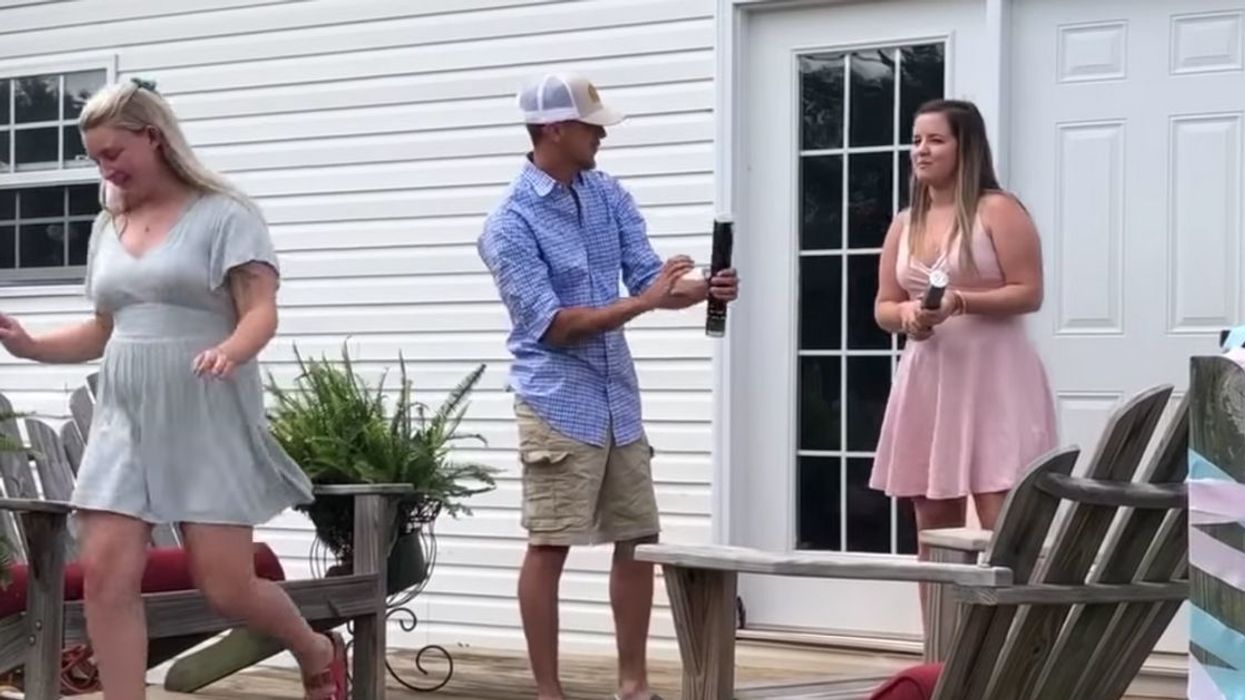 Dad-To-Be Gets A Very Painful Surprise During Gender Reveal Party In Cringe-Worthy Video