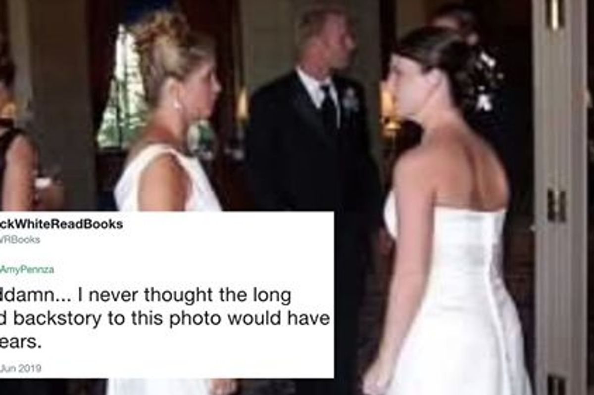 Groom's mom shows up to wedding in bridal dress and the bride has an unexpected response