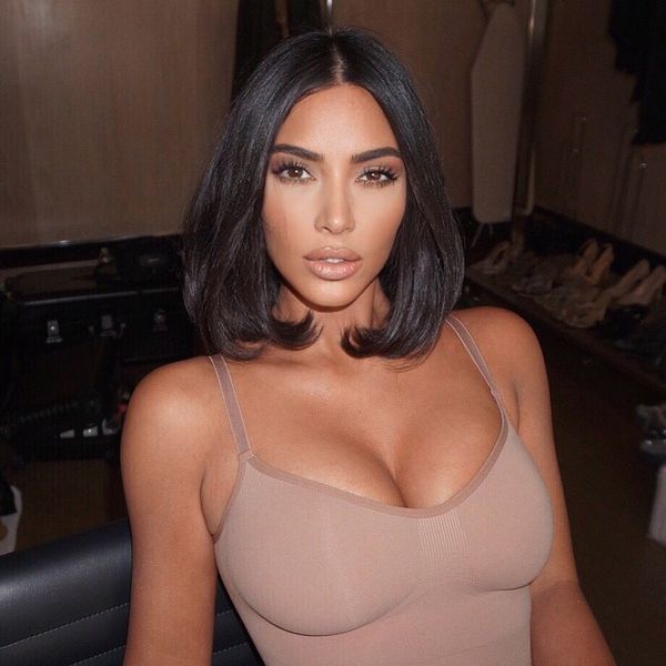 Kim Kardashian Tests Body Makeup on Her 84-Year-Old Grandmother