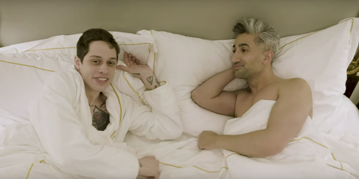 Tan France Gets in Bed With Pete Davidson