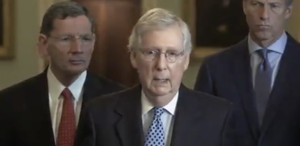 Mitch McConnell Just Claimed That Electing Barack Obama Was a Form of Reparations for Slavery, and People Are Not OK
