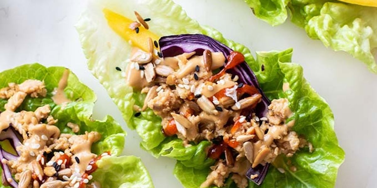Thai Chicken Lettuce Wraps (Whole30) My Recipe Magic