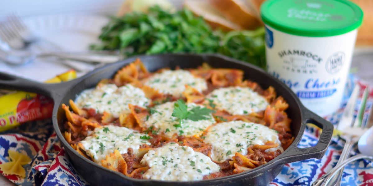 One Skillet Bow Tie Pasta My Recipe Magic