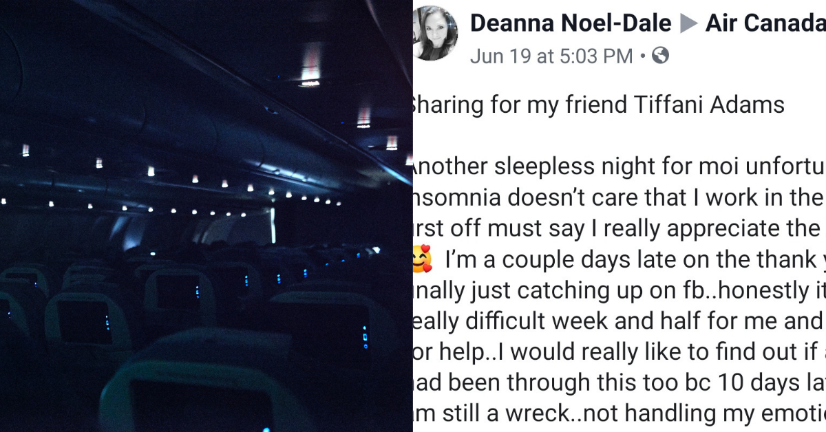 Woman Recounts Freaky Story Of Falling Asleep On Air Canada Flight And Waking Up Trapped In The Plane Alone