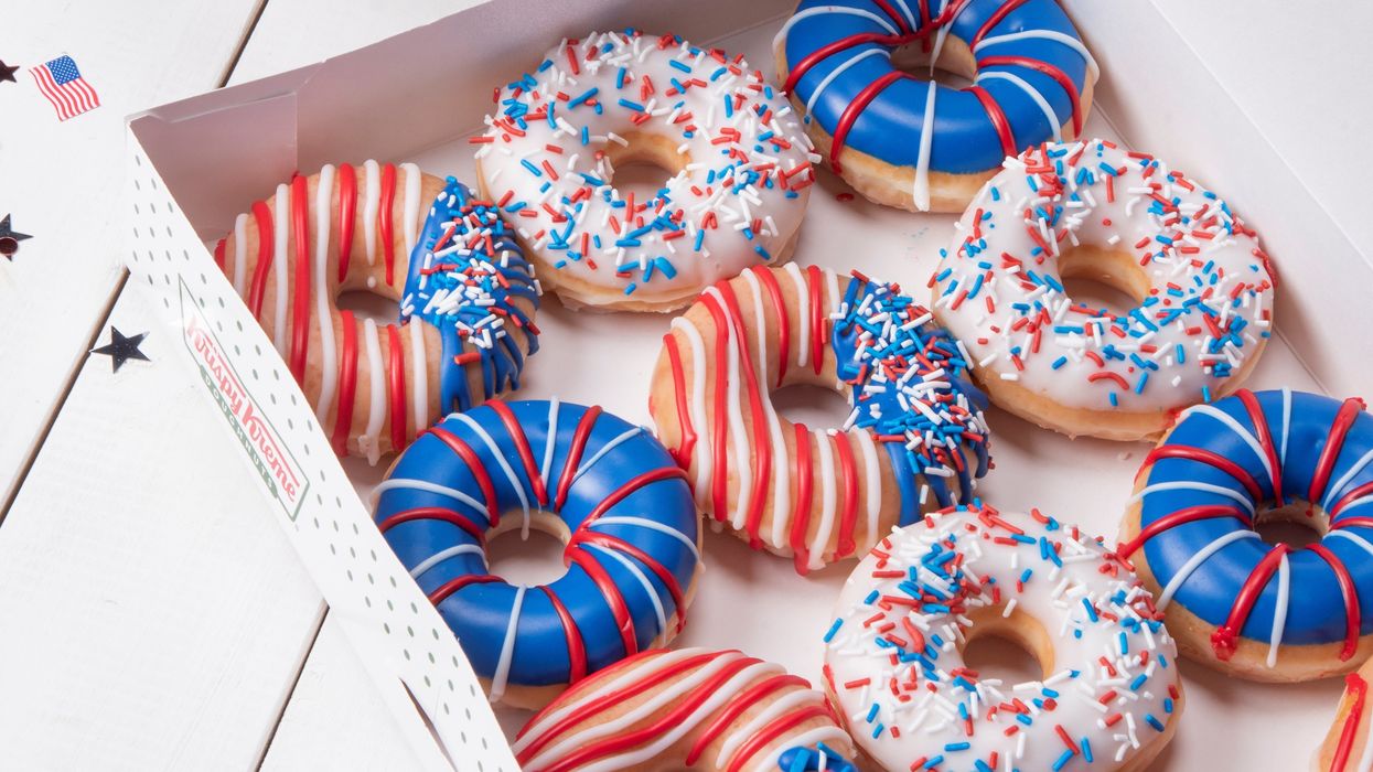 Krispy Kreme's new Fourth of July doughnuts are extremely patriotic