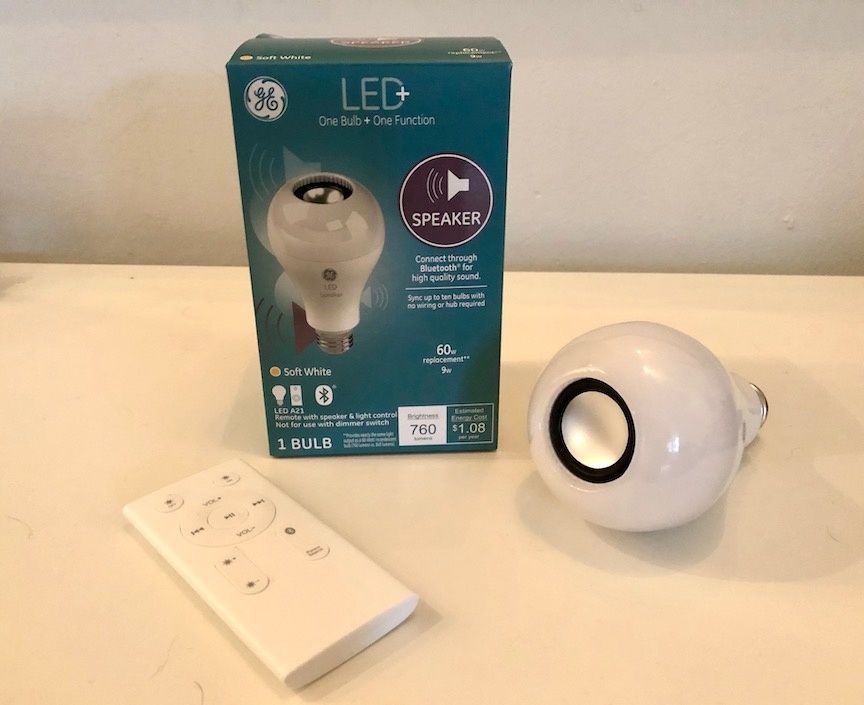 How to play music from your GE LED+ Bluetooth Speaker Bulb