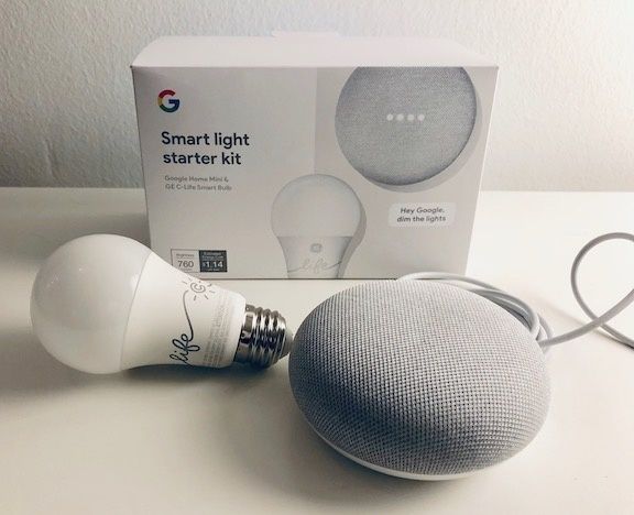 ge lights google home