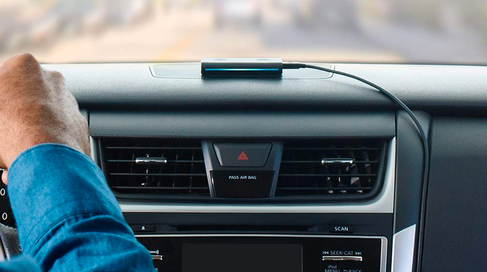 echo dot 3rd generation in car