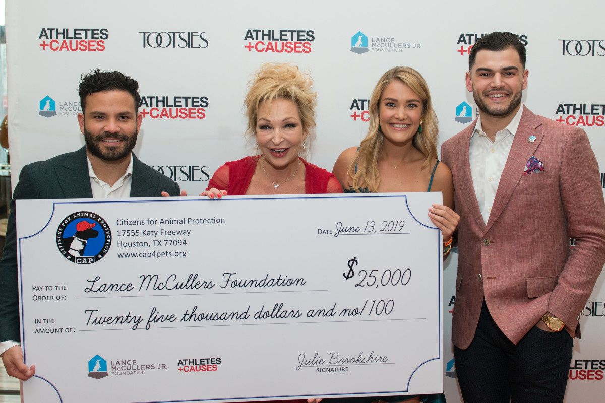 Astros superstars and social A-listers hit home run for kids and animals