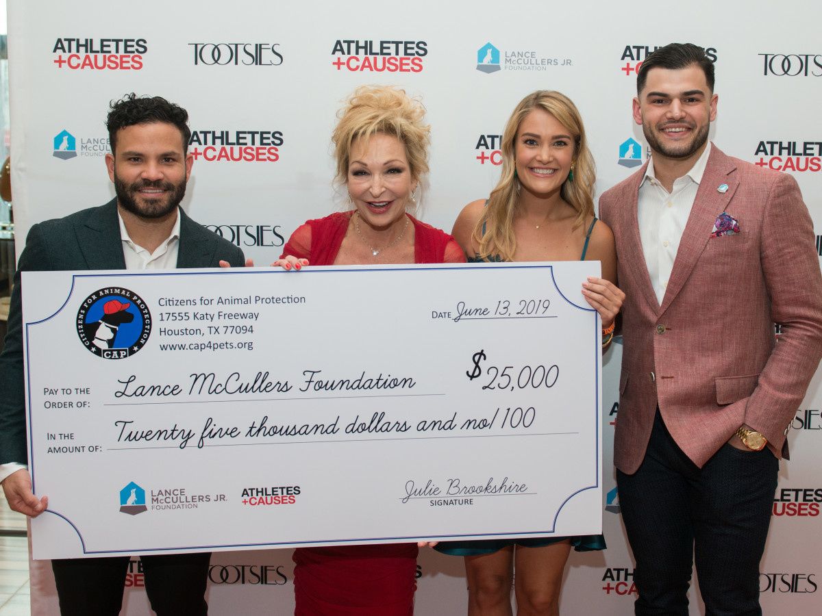 Astros superstars and social A-listers hit home run for kids and animals