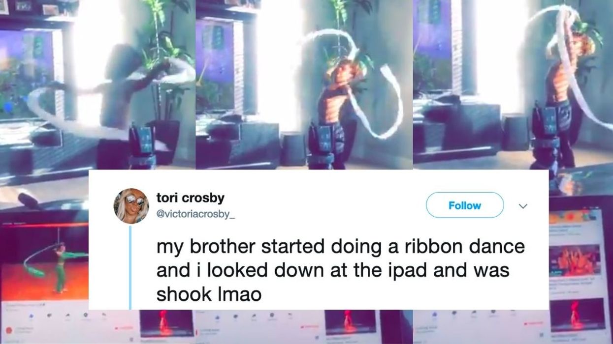 We Can't Help But Love This Young Internet Legend Who Memorized Some Random Ribbon Dance From YouTube