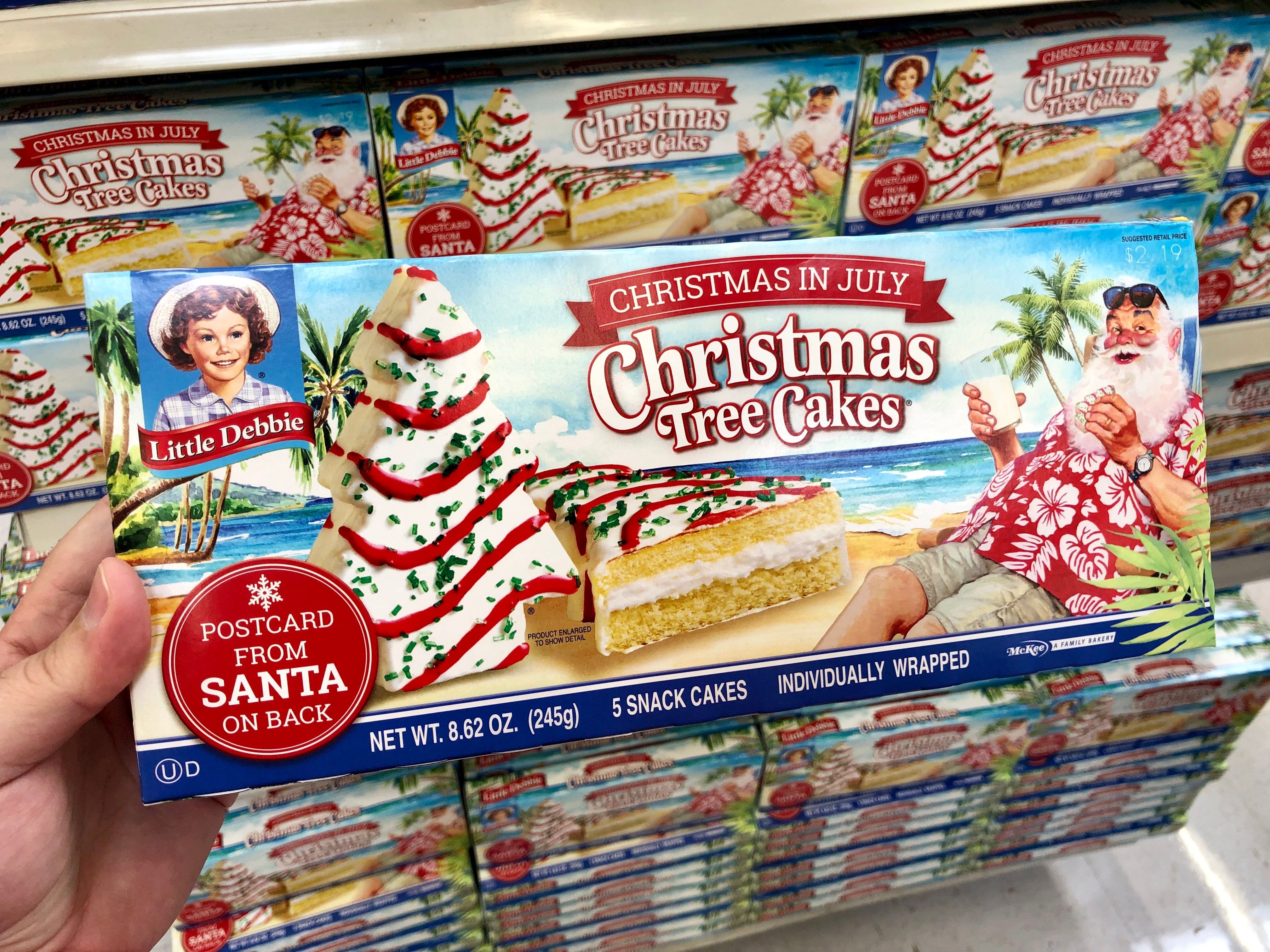 Little Debbie Christmas Tree Cakes Available at Walmart NOW | Celebrate  Christmas in July