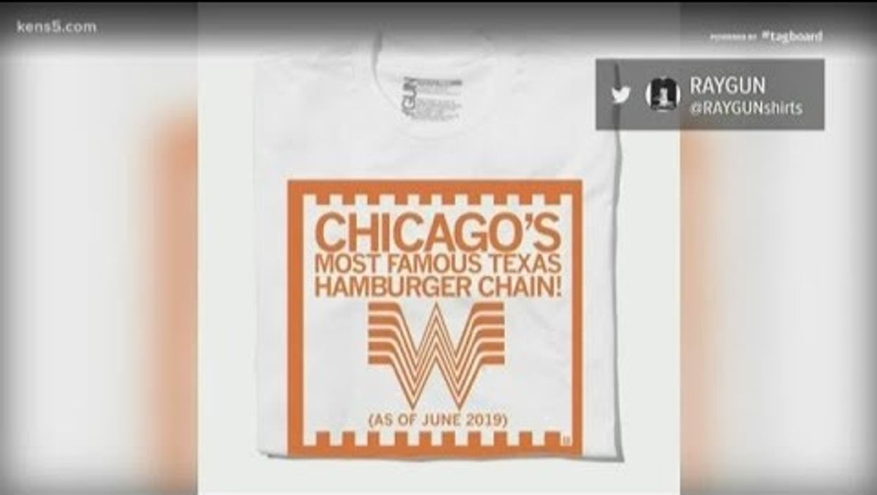 A company is selling Chicago-themed Whataburger shirts, and Texans ain't happy