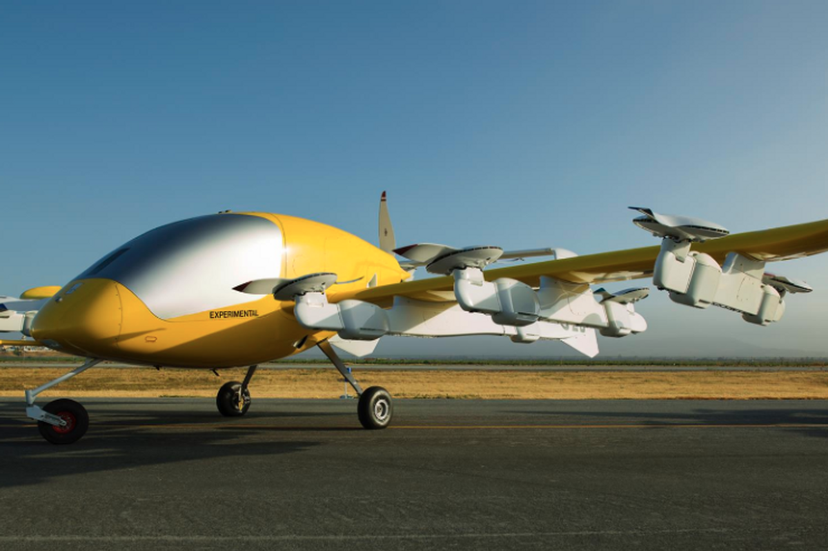 Picture of Kitty Hawk Cora flying taxi