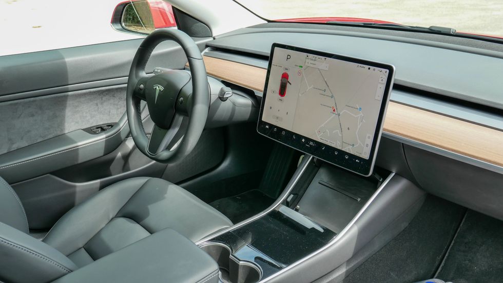 Photo of Tesla Model 3 interior