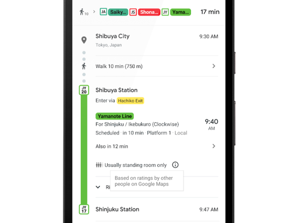 Screenshot of Google Maps
