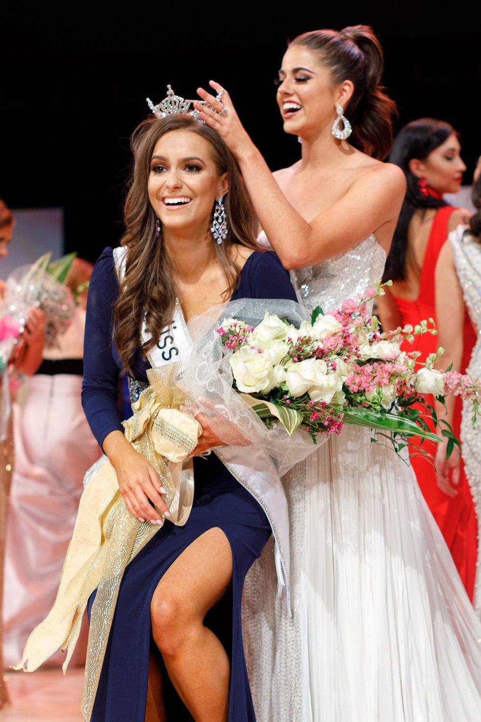 Image result for Biochemist crowned 2019 Miss Virginia after performing science experiment as talent