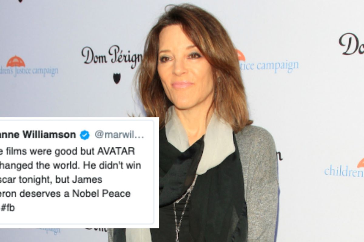 New age presidential candidate Marianne Williamson's old tweets have become a meme. Goddess bless.