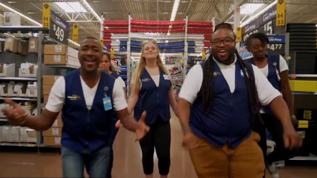 Watch Walmart employees get down in new 'Walmart Shuffle' a cappella video