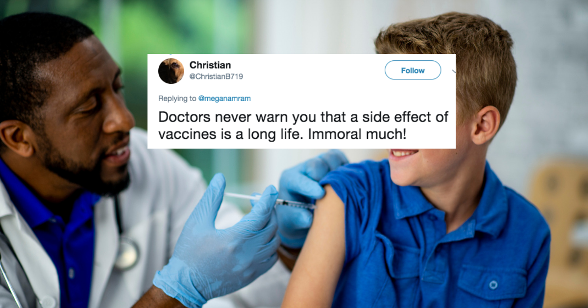 People Are Roasting The 'Side-Effects' Of Vaccinating Your Kids In A Hilarious Twitter Thread