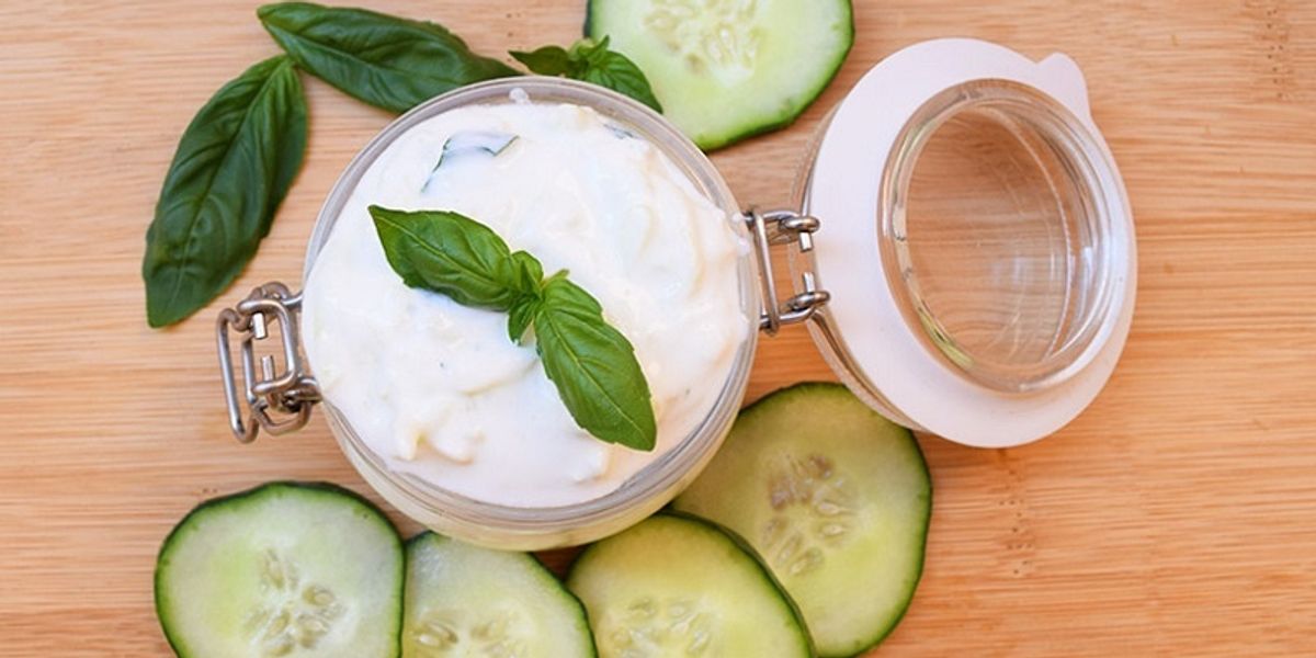 Basil Tzatziki Sauce Recipe My Recipe Magic