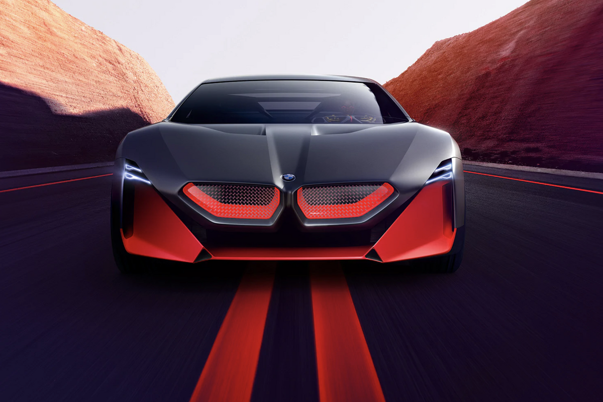 Photo of the BMW Vision M Next electric concept car