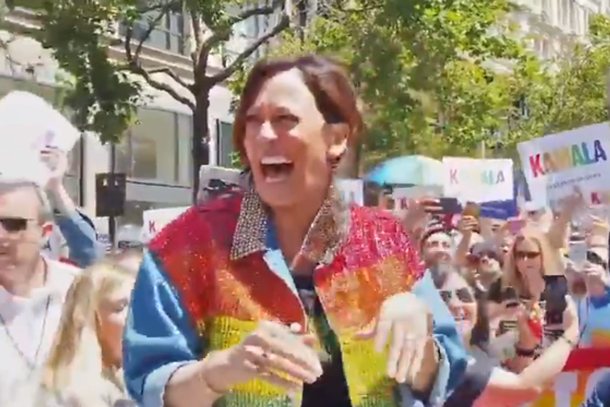 Kamala Harris Dances Her Ass Off At San Francisco Pride, Is President Now