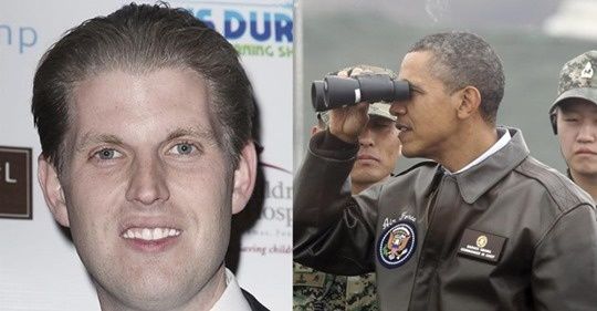 Eric Trump tweets-and-deletes attempted Obama burn.