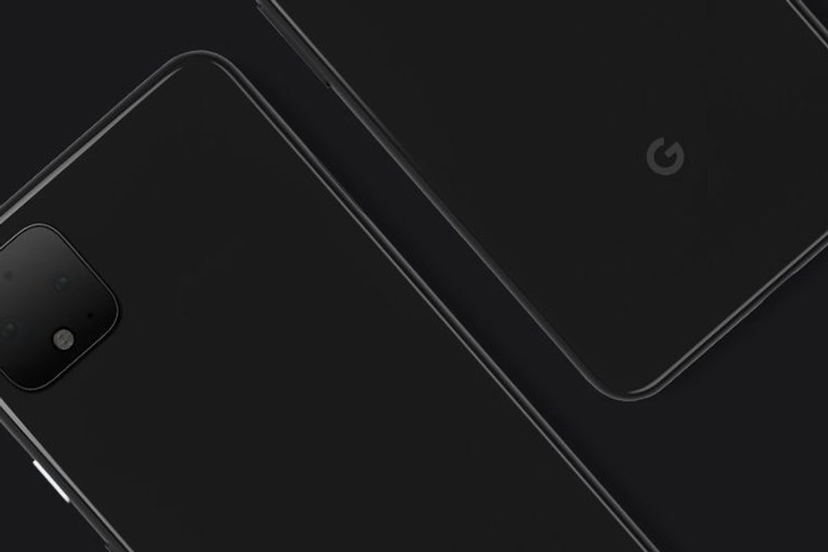 Teaser image of the Google Pixel 4