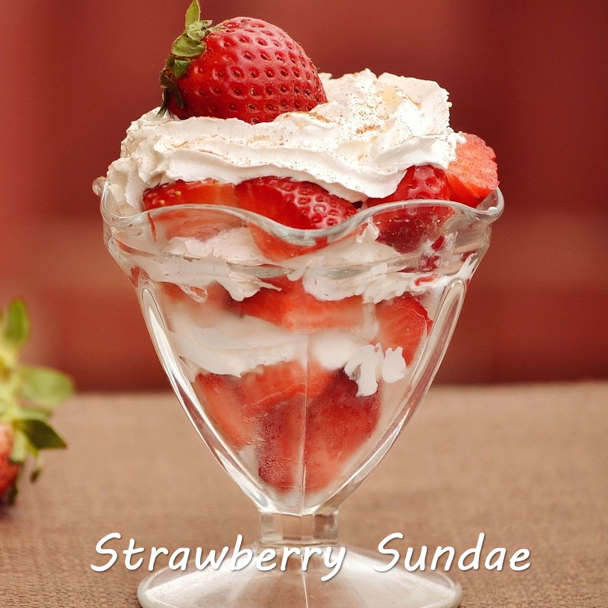 drawberry sundae