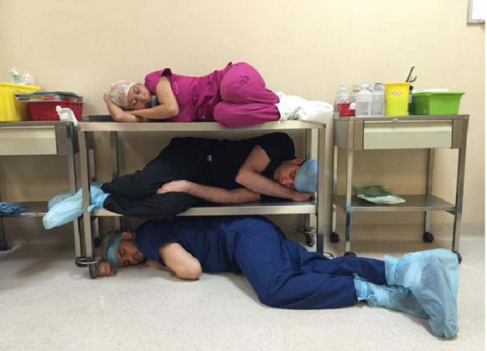 Doctors Rally With Candid Napping Pics to Show the Need for Sleep