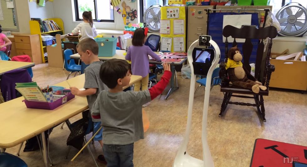 Helped by His Robot Pal, This Sick Child Telecommutes to School
