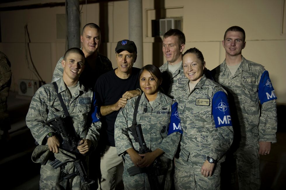 Jon Stewart Fights to Break Military Veterans Into the TV Industry